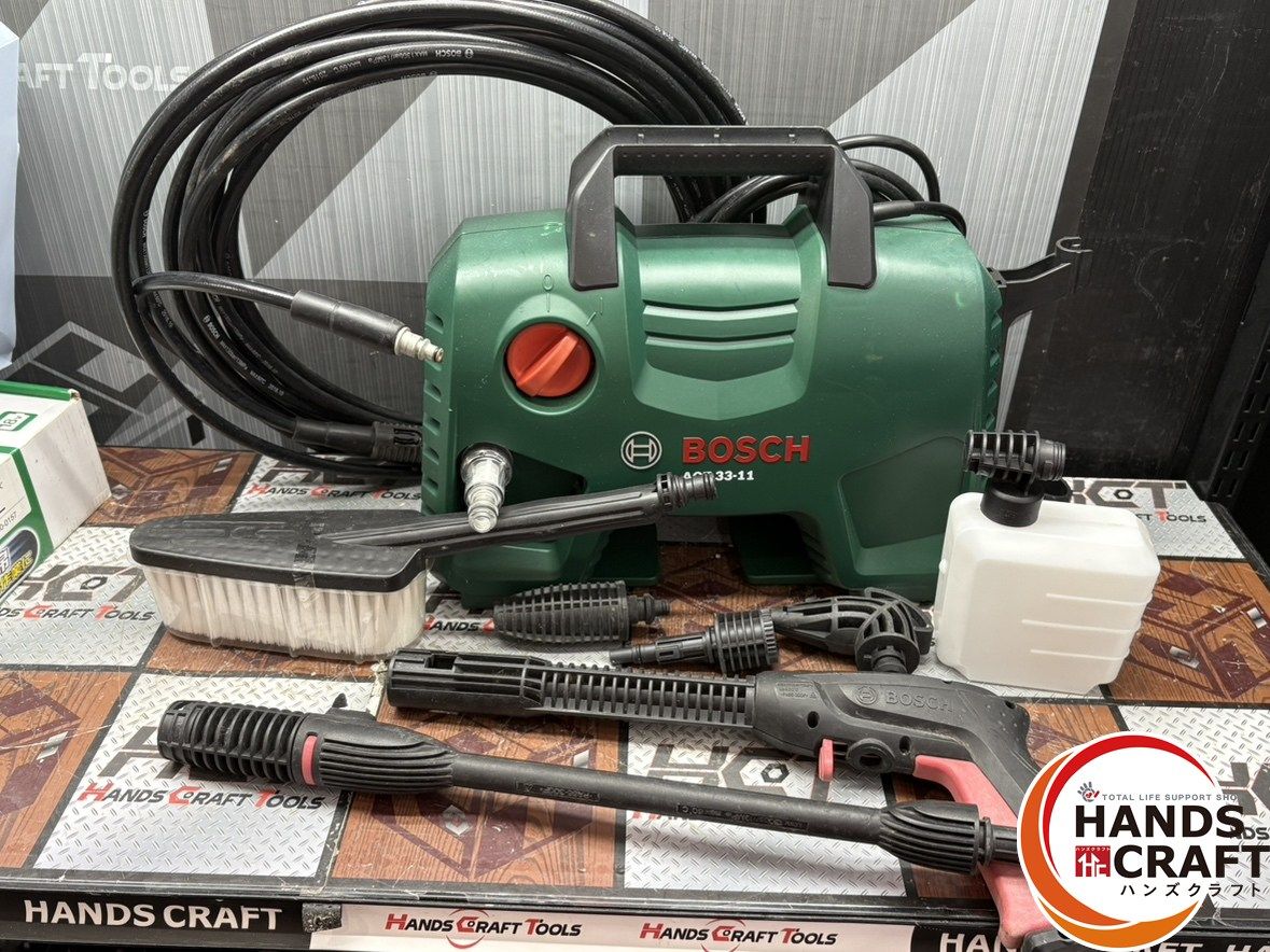 ボッシュ高圧洗浄機(AQT33-11)カーウォッシュ
新品同様、 Amazon | BOSCH(ボッシュ) 高圧洗浄機 AQT33-11 | 高圧洗浄機本体