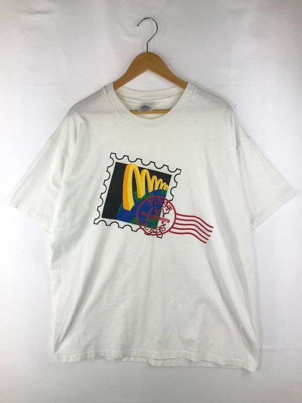 メンズ HANES ヘインズ 90 S~00 S FIRST MCDONALD S CLASS TEE ファースト マクドナルド クラスティ 半袖Tシャツ トップス 146-250325-ss-10-TAG