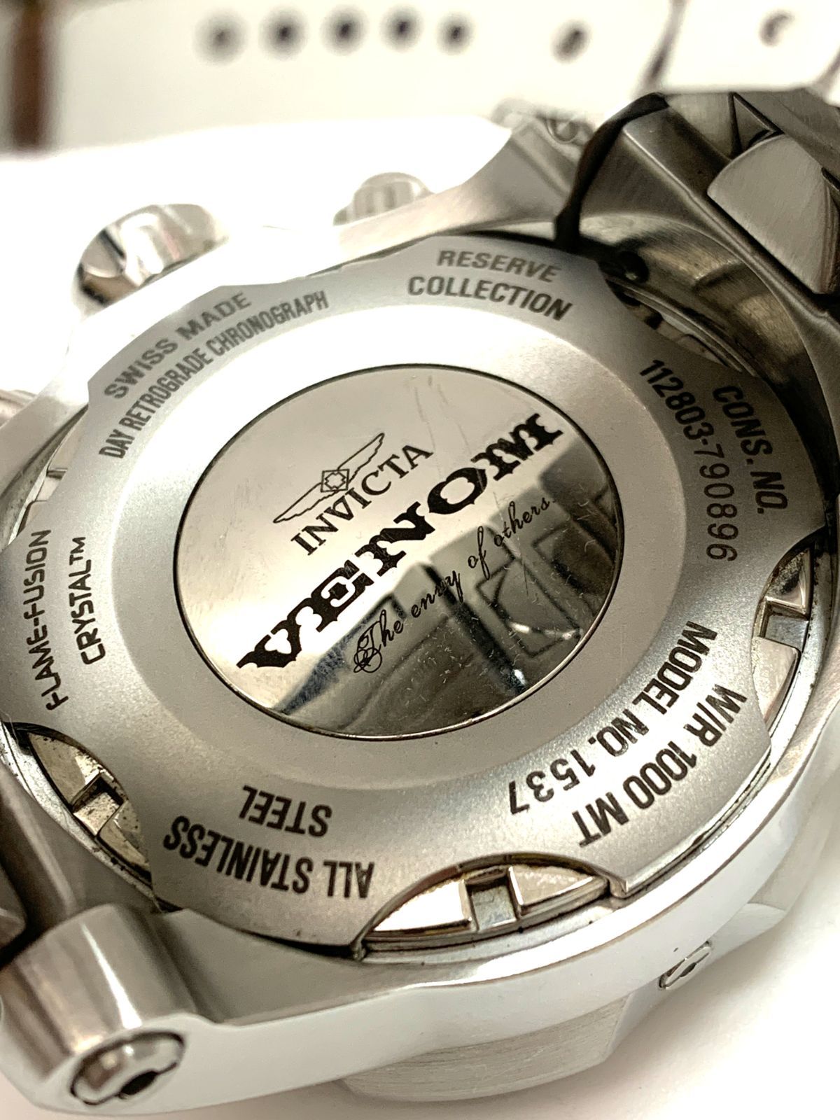 値下げ❗️INVICTA インヴィクタ reserve venom 1537クロノグラフ 