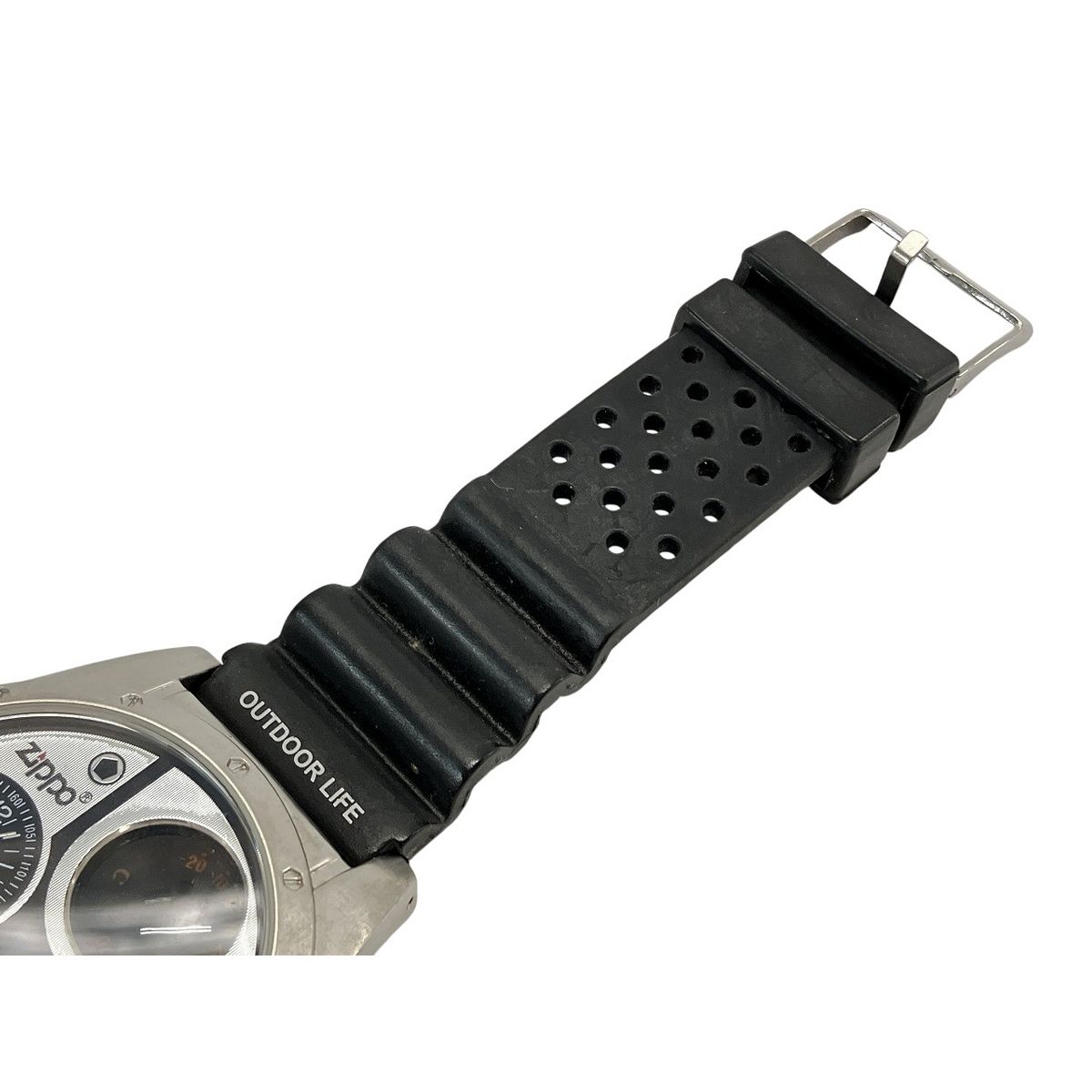 Zippo ジッポ Time Compass 5 タイムコンパス5 不動品 腕時計 温度計 方位計