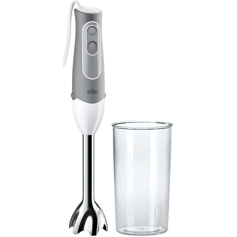 ブラウン ハンドブレンダー マルチクイック5 MQ500GY 軽量 離乳食 下ごしらえ スムージー スープ つぶす 混ぜる 時短 1台2役 350W お手入れ簡単 食洗機 ドイツ設計 0