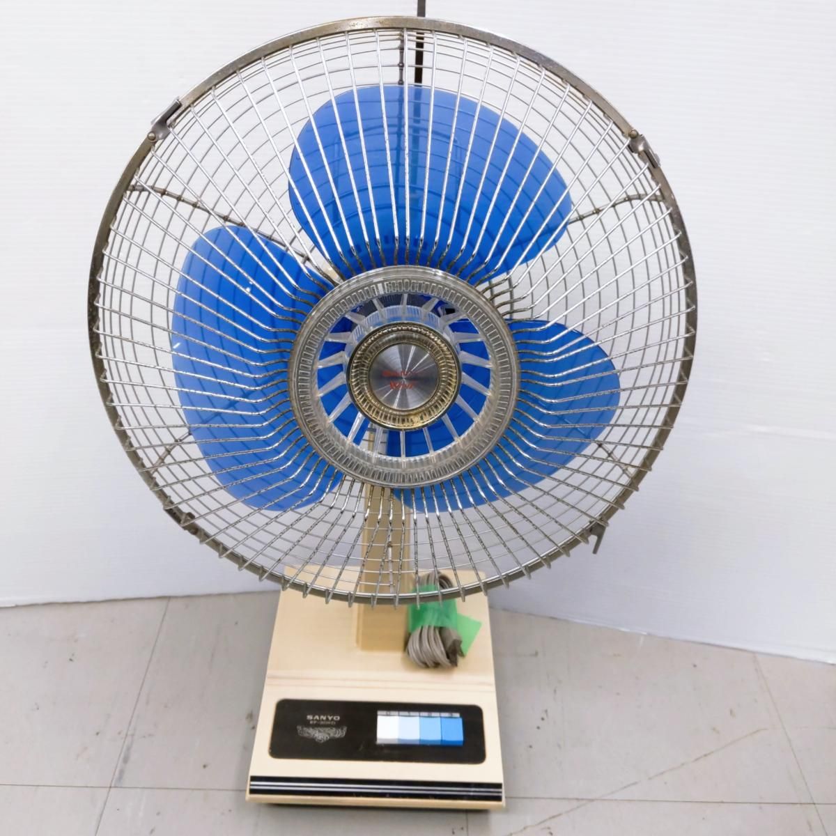 中古現状品】SANYO サンヨー 昭和レトロ扇風機 30センチ座敷扇 EF-30KD