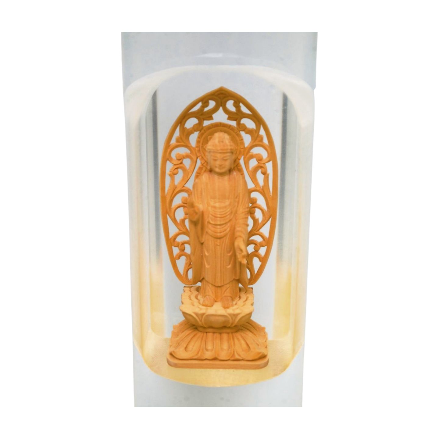 アクリル製仏龕入仏像 送料込み