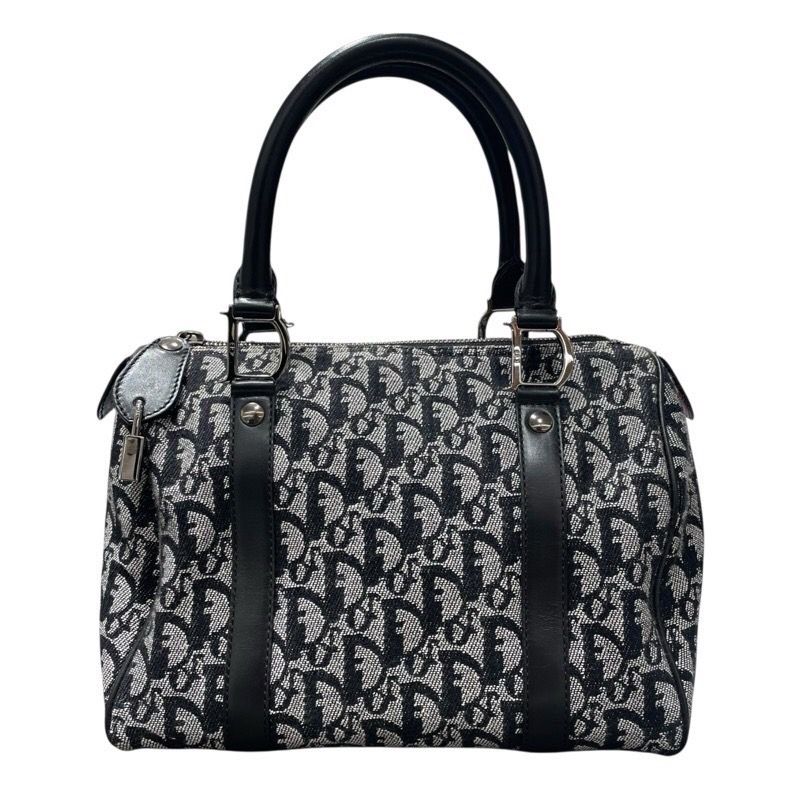 CHRISTIAN DIOR クリスチャンつディオール　ブラック ボストンバッグ クリスチャン・ディオール Christian Dior トロッタースモール