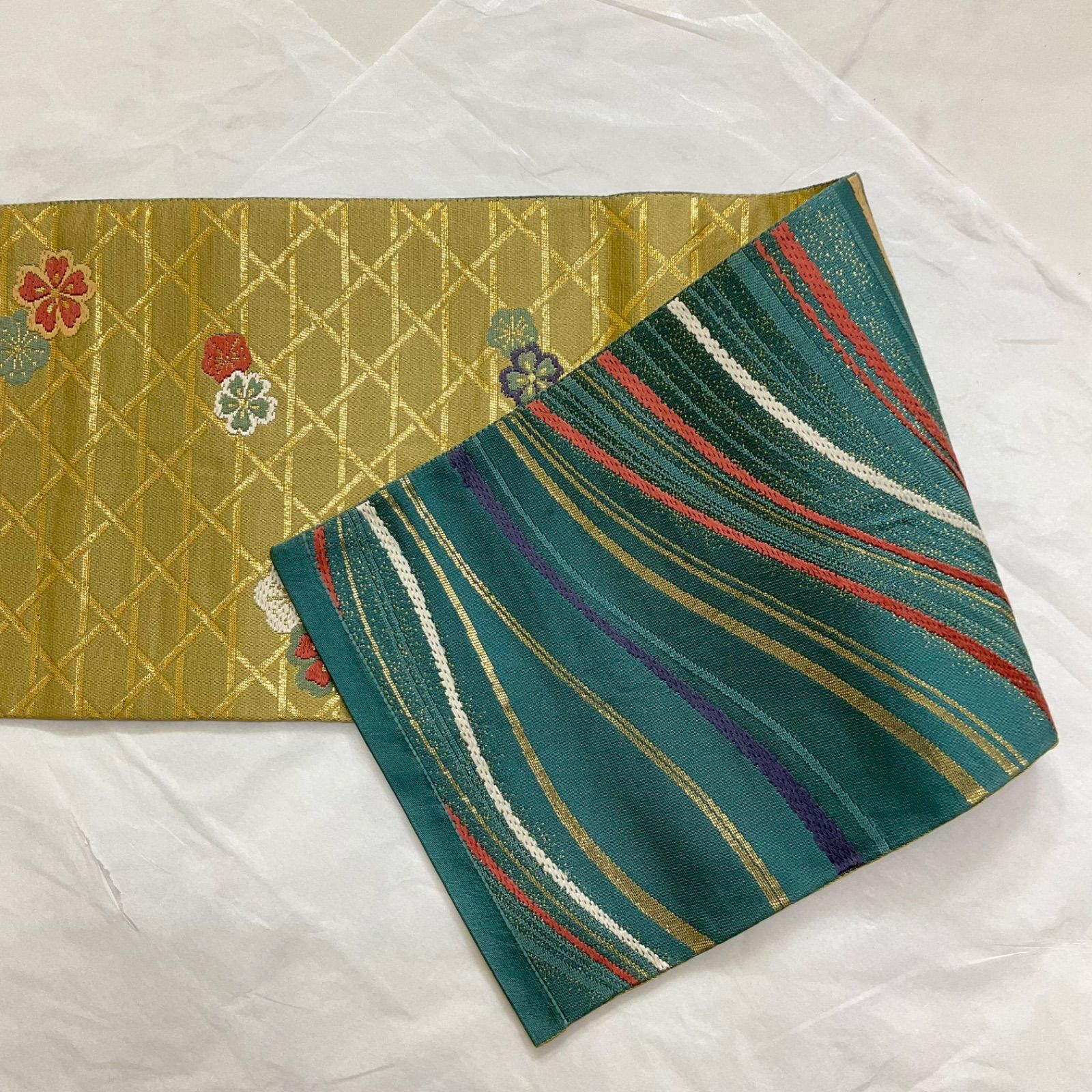 ○ kimono+one○最高級西陣織○ふっくらとした唐織⚫︎素敵な