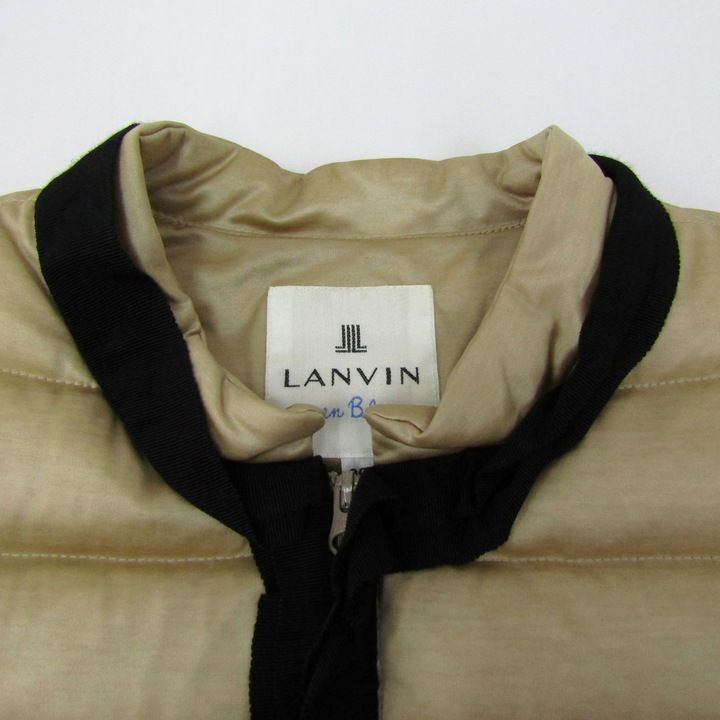 LANVIN en Bleu ダウンジャケット 36 ベージュ LANVIN en Bleu ダウンジャケット 36 ベージュ - メルカリ