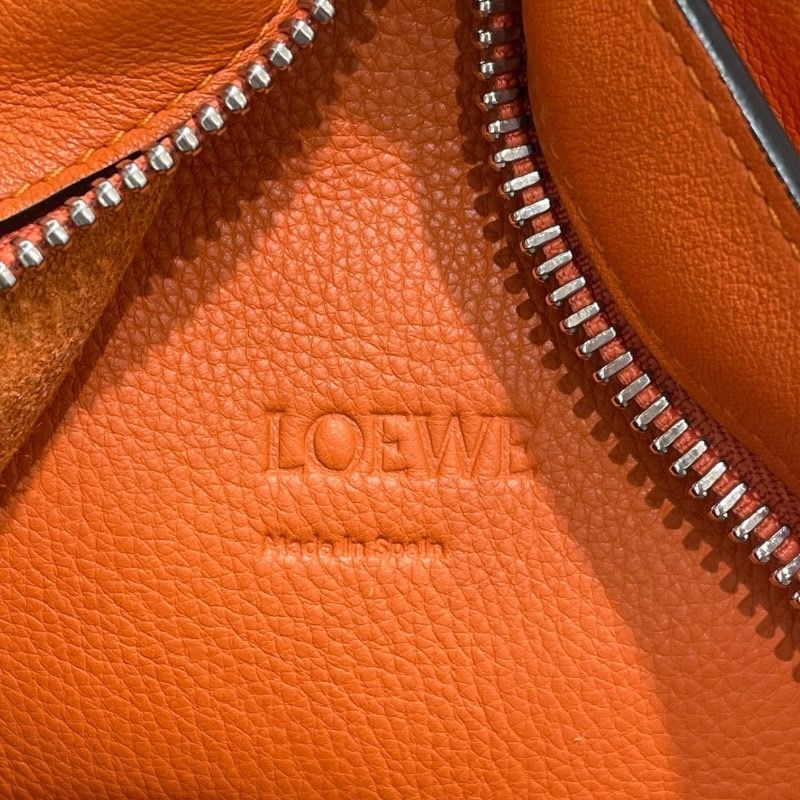 ロエベ LOEWE アントンスリングバッグ オレンジ レザー メンズ ボディバッグ コーデセット チェック柄