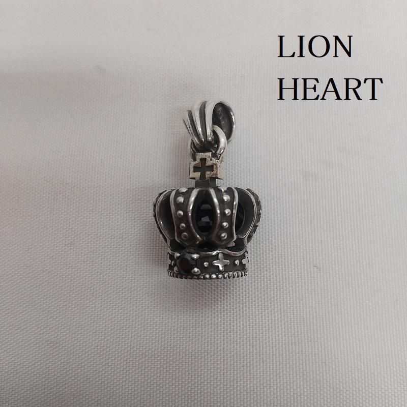 新しい季節 LION HEART ライオンハート 王冠 シルバーネックレストップ