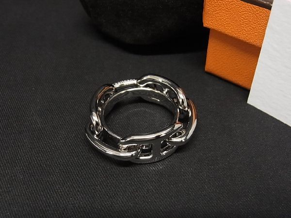 □新品□未使用□ HERMES エルメス シェーヌダンクル スカーフリング