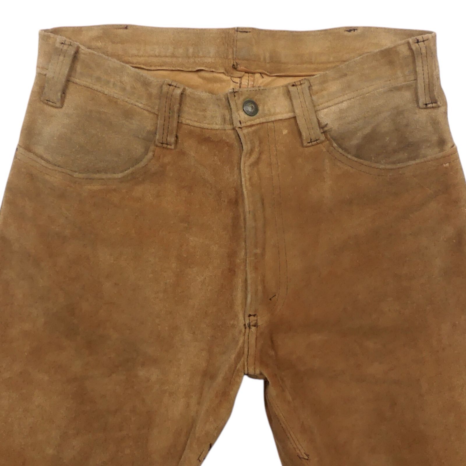 LEVI'S リーバイス レザーパンツ 60s ヴィンテージ ブーツカット BIGE