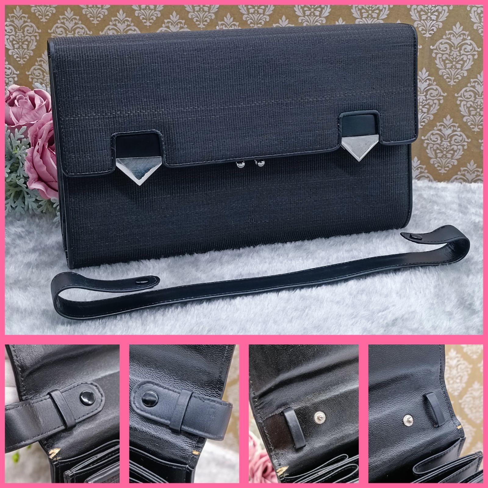 COMTESSE 》 ☆美品☆ コンテス クラッチバッグ ハンドバッグ 