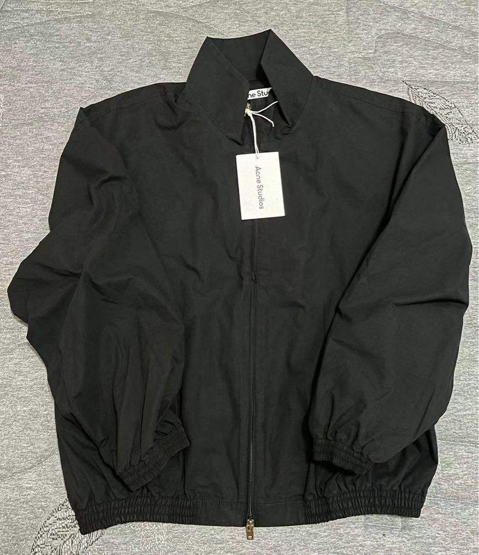 Acne Studios 23AW ロゴジッパージャケット ブラック 【公式通販】