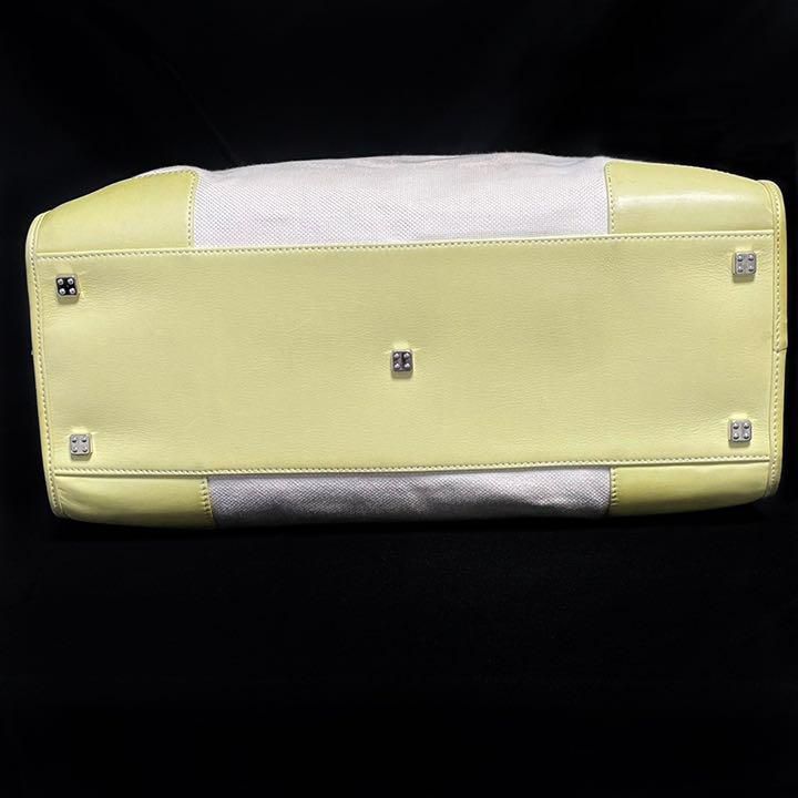 LOEWE ロエベ アマソナ 36 ハンドバッグ キャンバス アナグラム カデナ 
