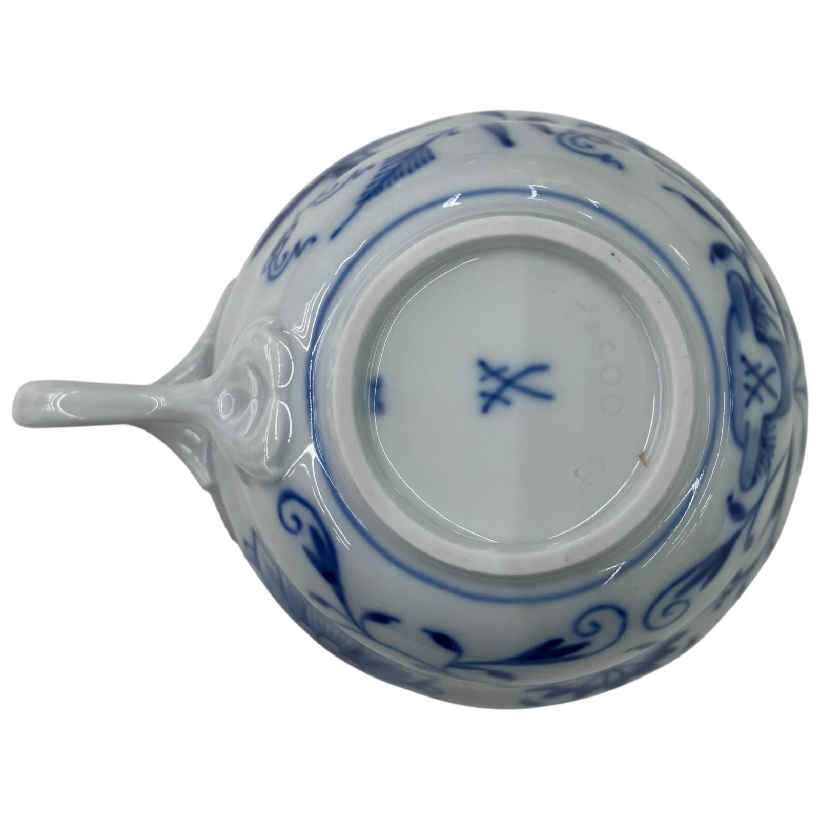 186005 現状品 Meissen マイセン ブルーオニオン カップ＆ソーサー 訳あり