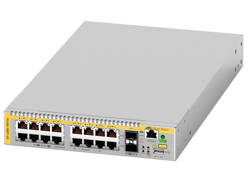 5営業日で発送 ALLIEDTELESIS アライドテレシス AT-x250-18XTm-Z7 100 1 2.5 5 10GBASE-Tx16 SFP SFP スロットx2 デリバリースタンダード保守7年付 4930RZ7