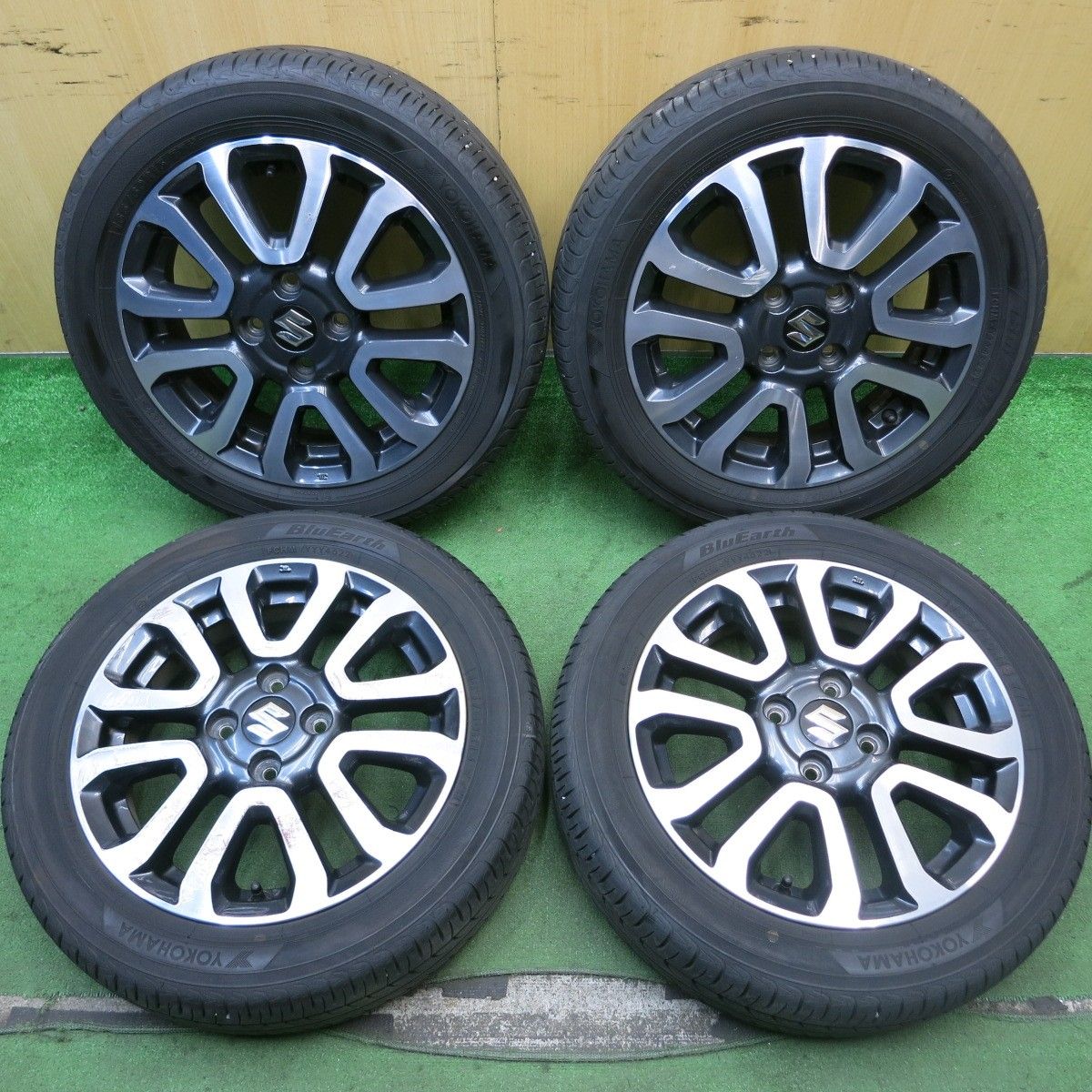 SUZUKI純正アルミホイールタイヤ4本セット ワゴンRスティングレー