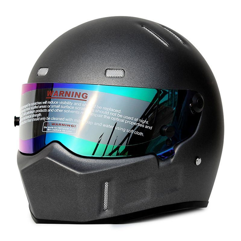HOT国産2点 黒+白フルフェイスヘルメット バイクヘルメットATV-4ガラス繊維 ヘルメット/シールド
