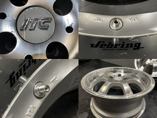 RAYS SEBRING ICT SPORT レイズ セブリング 16インチ 4本 7J4HPCD100+  