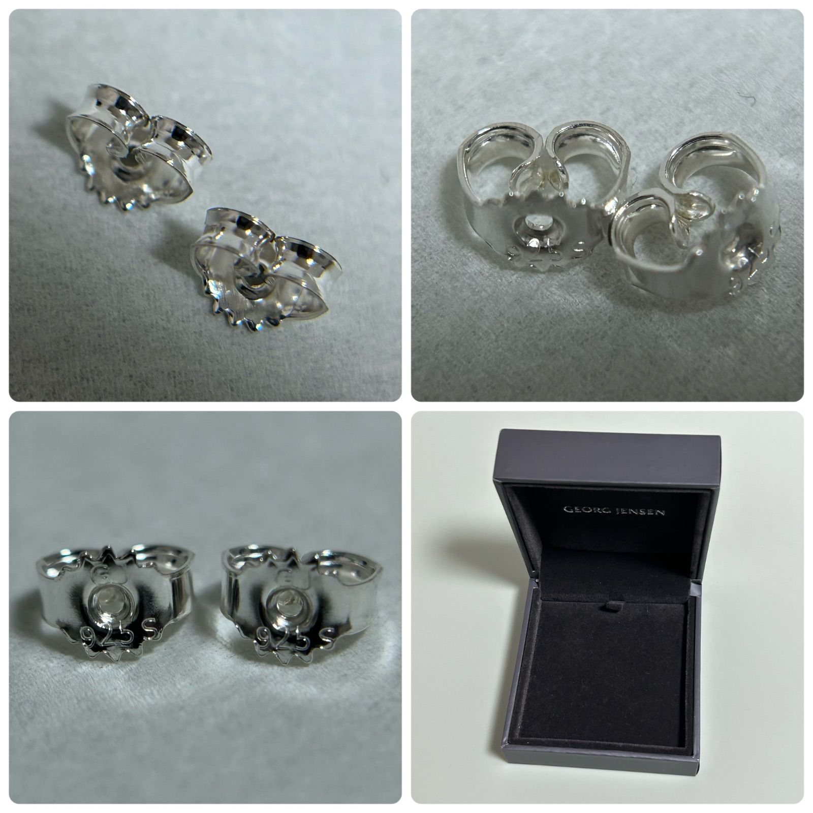 ジョージジェンセン ピアス インフィニティ Infinity small sterling silver hoop earrings | Georg Jensen