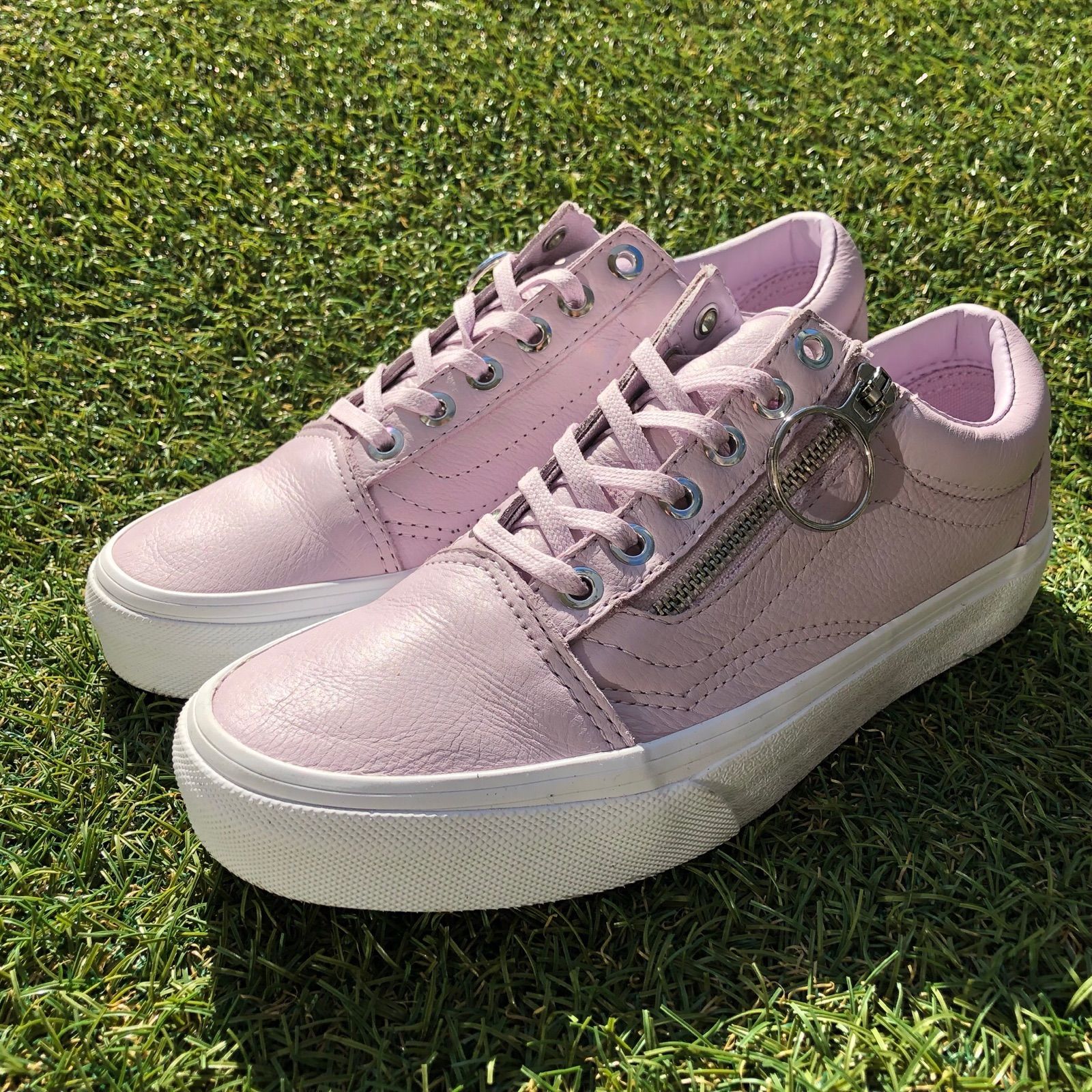 美品23.5 US企画！VANS オールドスクールZIP ヴァンズ E747 - スニーカー