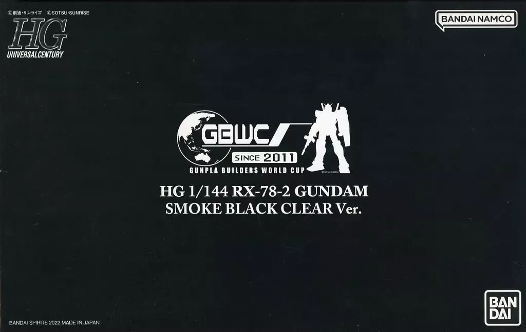 GBWC12th予選通過副賞HG1/144ガンダム　スモークブラッククリア ろあの～く雑記帳♪♪: 「HGガンダムVer.G30th スモークブラック