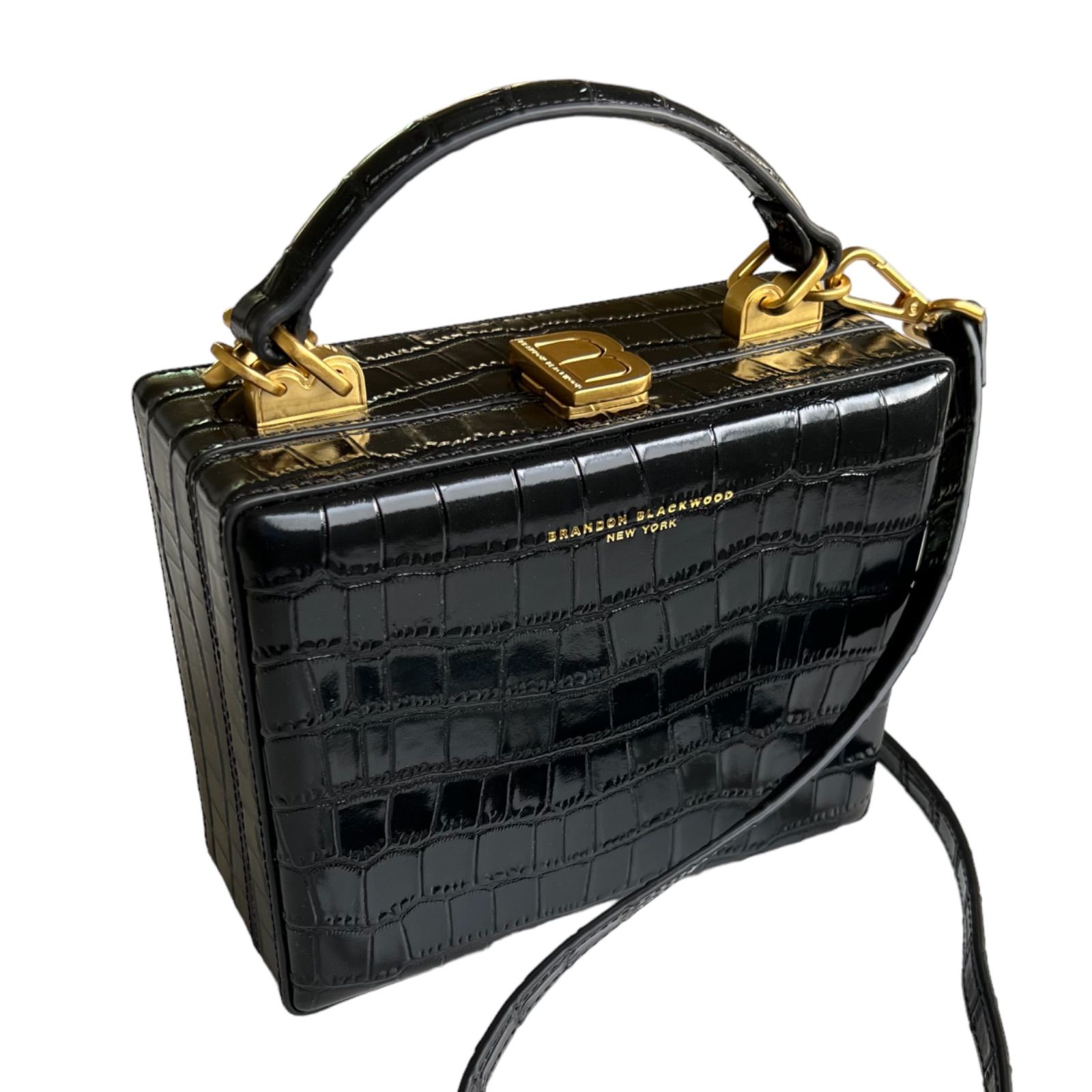BRANDON BLACK WOOD ブランドンブラックウッド 2way ショルダーバッグ 