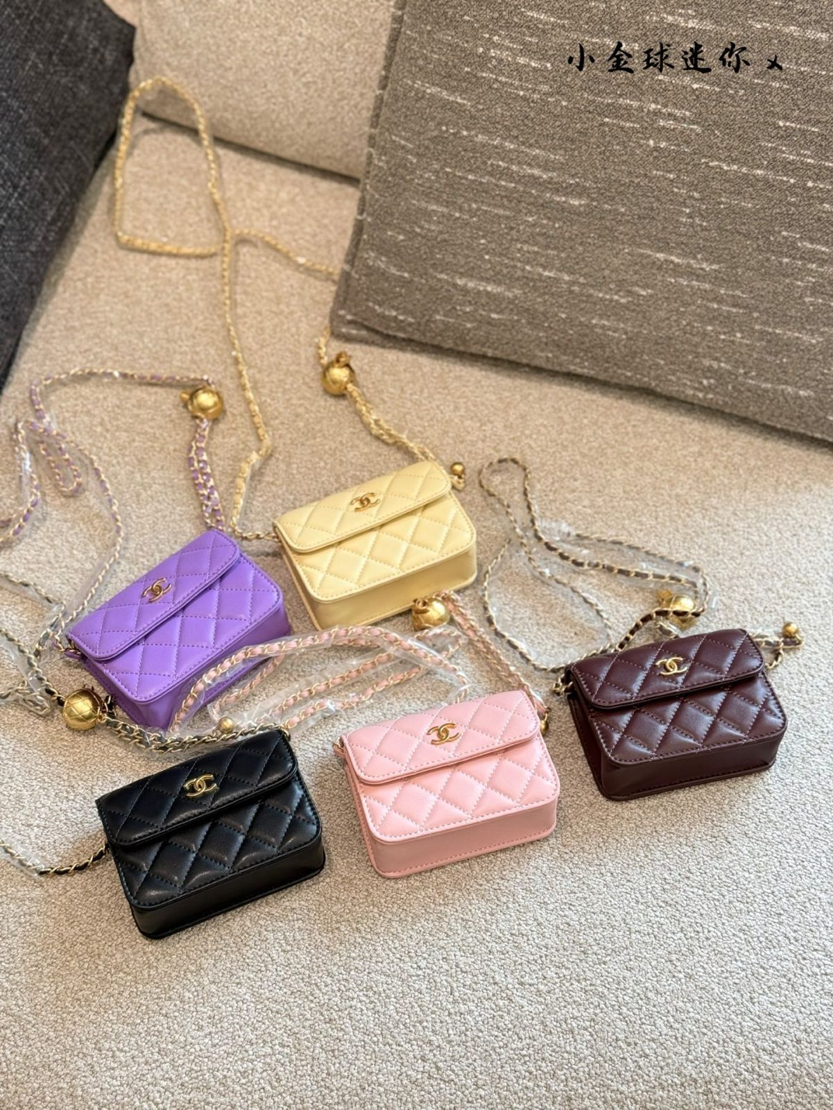 今日 CHANEL 小金球シリーズ 菱格紋チェーンバッグ-WTO輸入1
