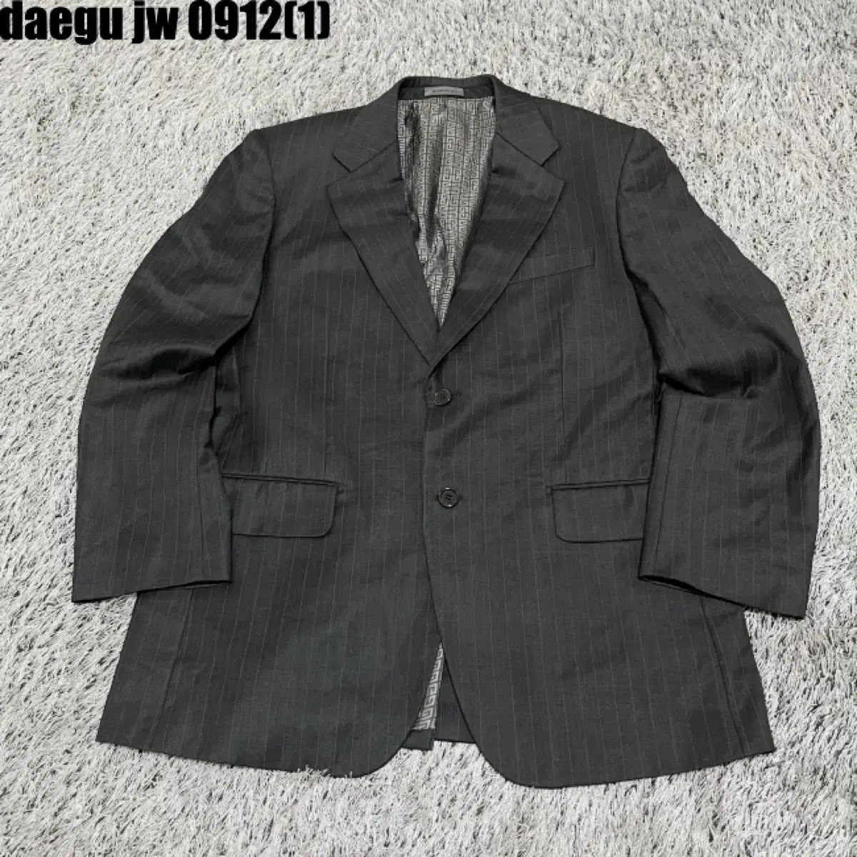 美品 リングヂャケット×スーツセレクト カノニコ生地 ダブルスーツ チェック M あの「リングヂャケット社」とのコラボレーションが実現カノニコ
