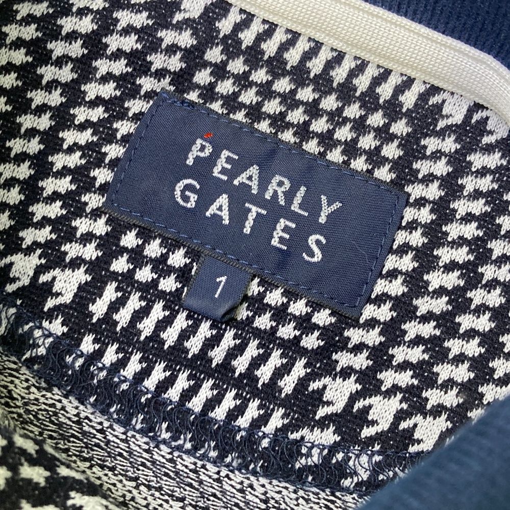 パーリーゲイツ PEARLYGATES ポロシャツ 半袖 グレンチェック 1 サイズ：1 PEARLY GATES パーリーゲイツ 半袖ポロシャツ グレン