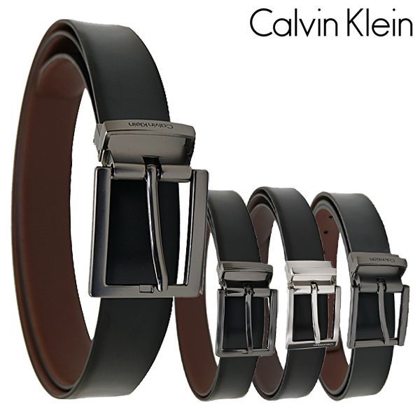 新品 カルバンクライン Calvin Klein ベルト 紳士用 メンズ ブラック/ブラウン リバーシブル 11CK010020 11CK010022  11CK010024 11CK010026