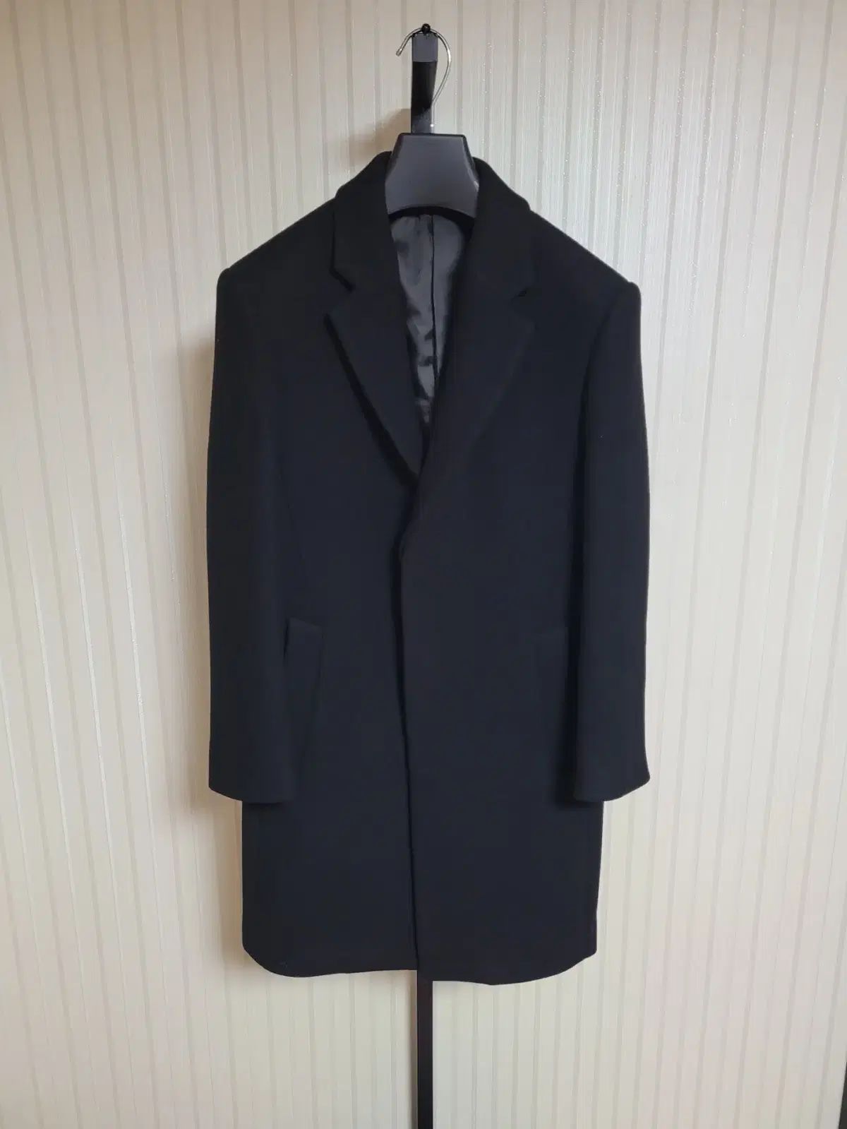 【雷市場（ポンジャン）商品韓国直送】 SYSTEM homme(システムオム) 黒 コート 95 ＃ 1020