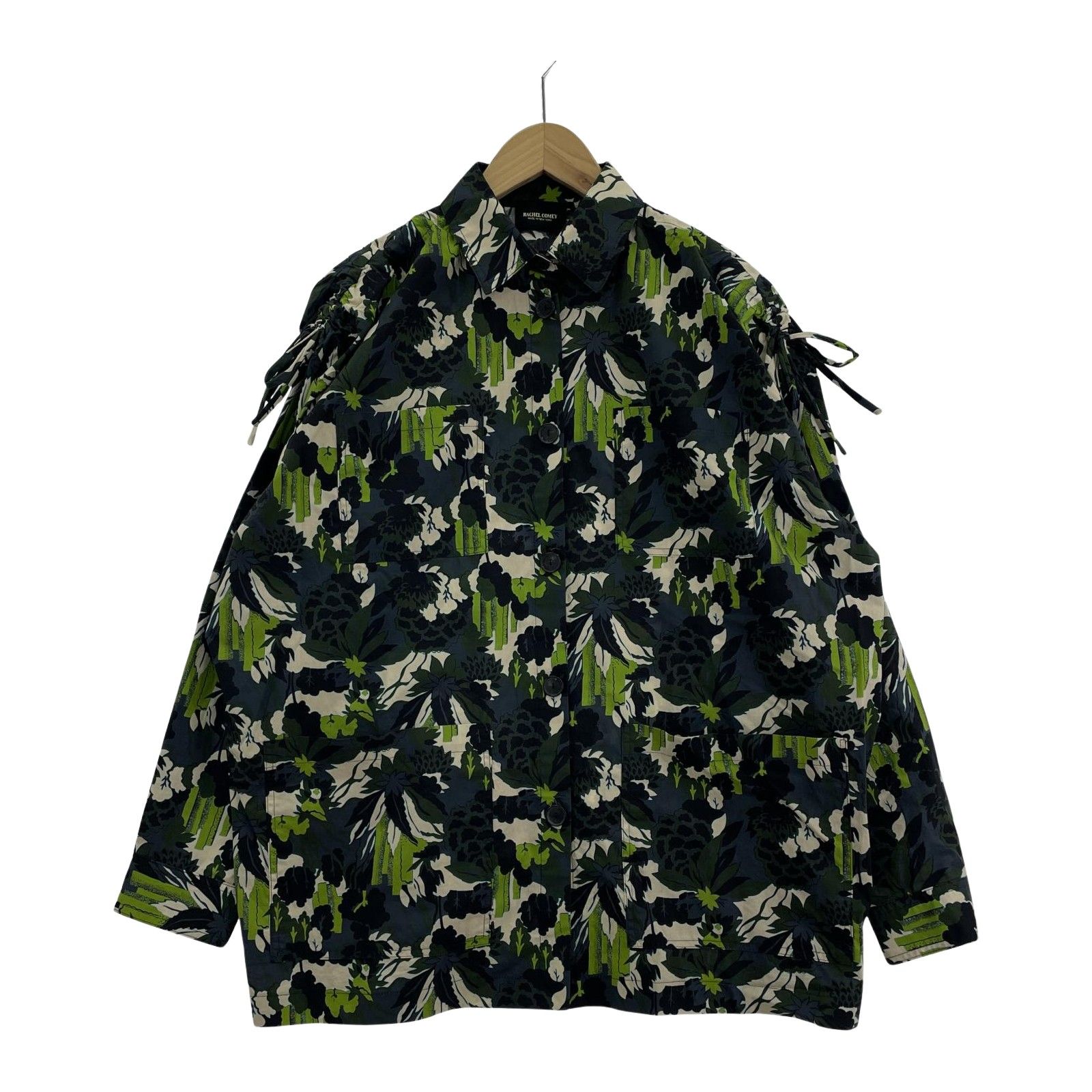 Rachel Comey 長袖シャツ 花柄シャツ M グリーン - メルカリ