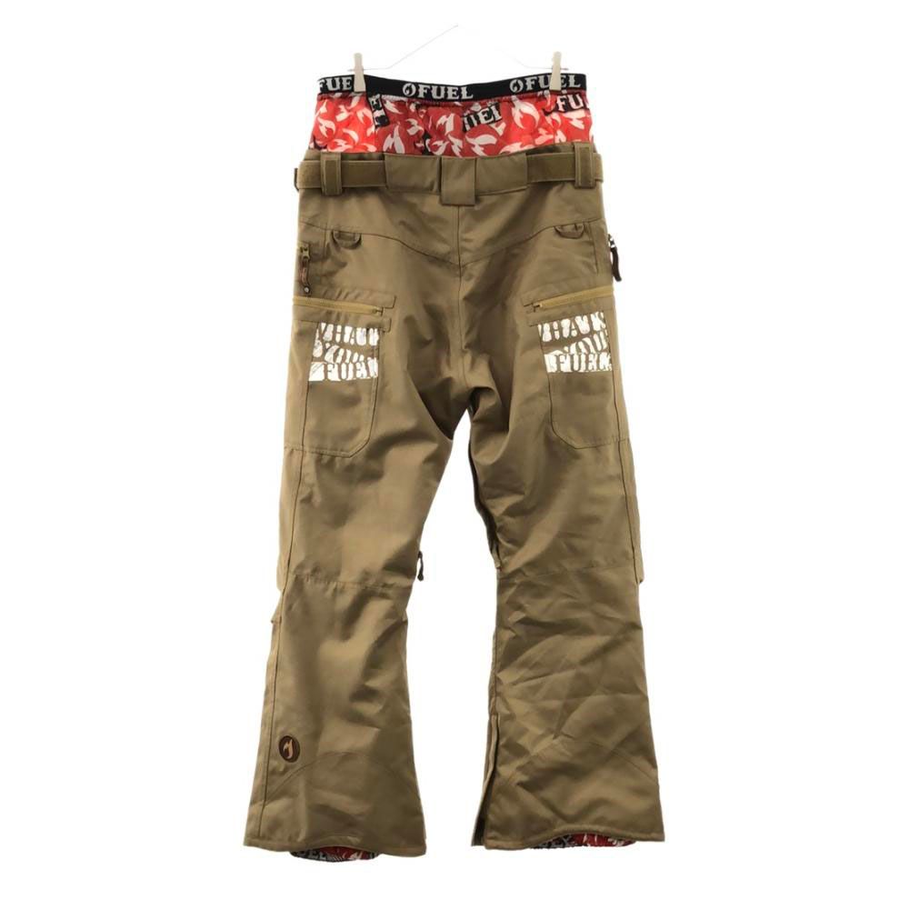 フューエル ロゴプリント ロゴワッペン スノーボード パンツ L