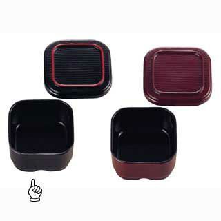 新角型一人ビツ ABS-166 黒天朱