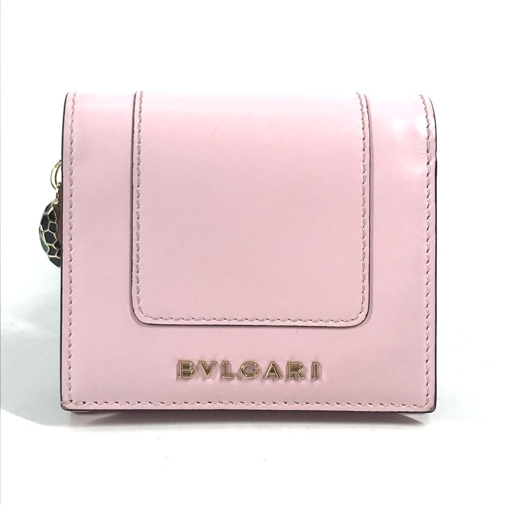 BVLGARI ブルガリ 3つ折り財布 セルペンティ レザー - メルカリ