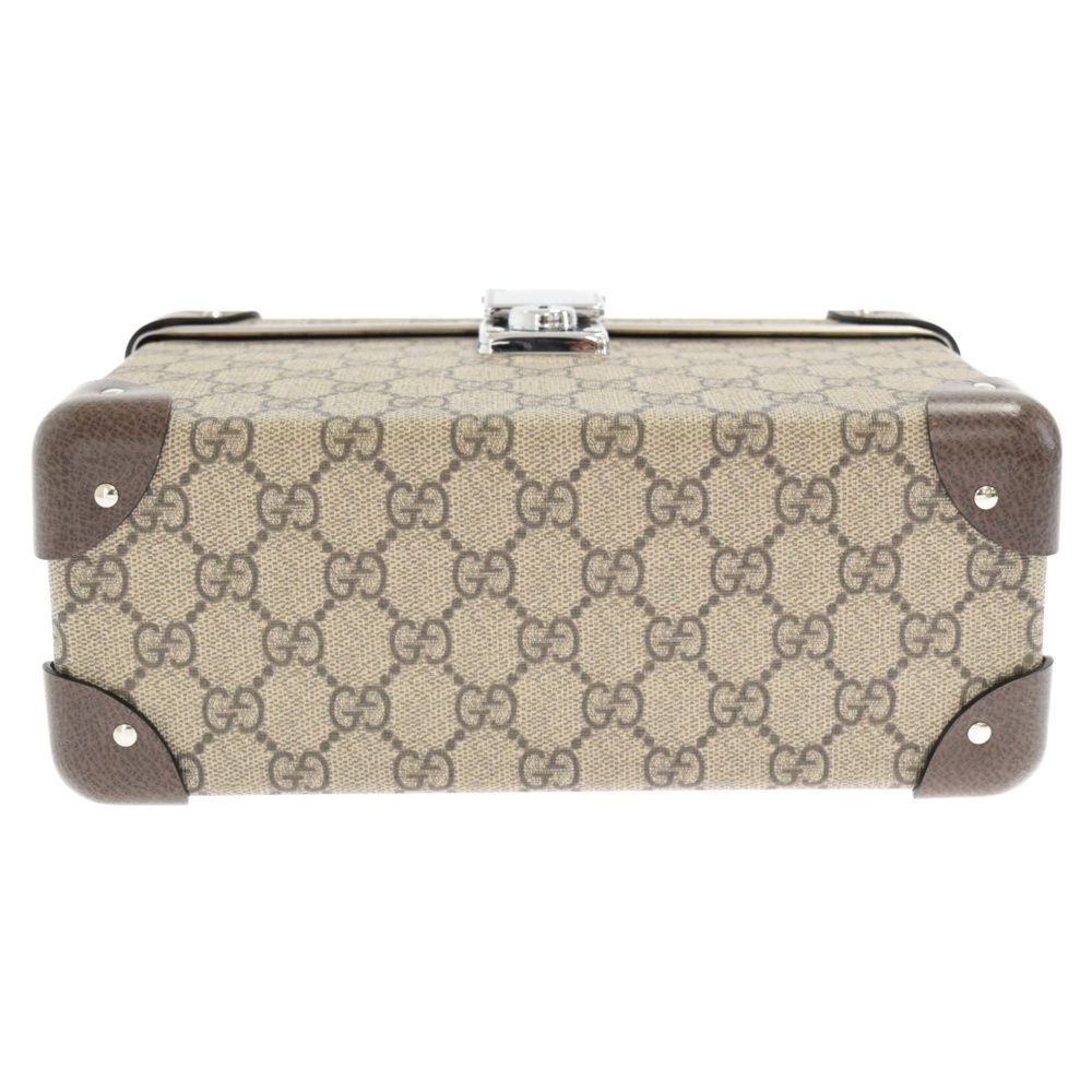 GUCCI (グッチ) GLOBE-TROTTER GG BEAUTY CASE グローブトロッター GGビューティーケース GGスプリームキャンバス  トランク 2WAYショルダー ハンドバッグ バニティバッグ 533623 - メルカリ