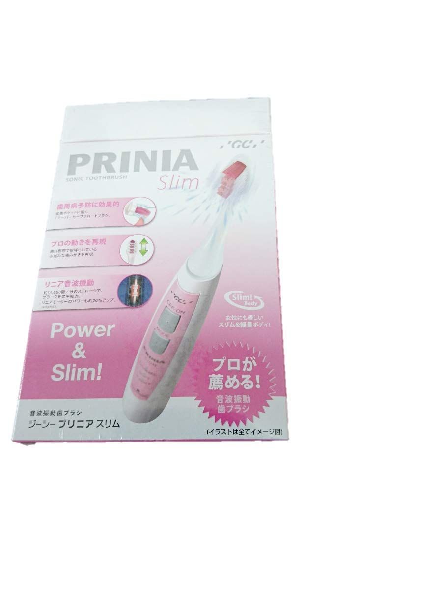 【替ブラシ付き】ジーシー　プリニア　スリムGC PRINIA 音波歯振動ブラシ 41hX5Bvcp1L._AC_UL210_SR210,