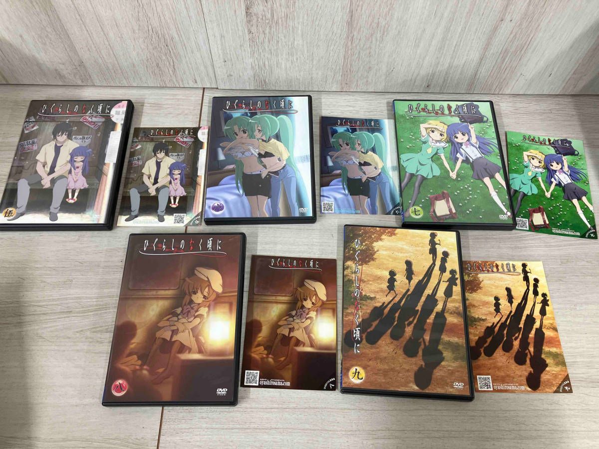 DVD ひぐらしのなく頃に 第5巻~第9巻セット｢雛見沢事件録~オシマヒ