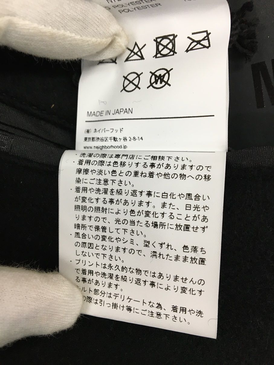 NEIGHBORHOOD CHESTER COAT 23AW BLACK ネイバーフッド チェスター