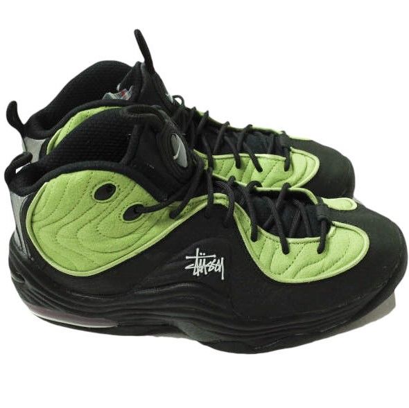 NIKE x STUSSY ナイキ ステューシー 22AW 別注 AIR PENNY 2 SP エアペニー 2 スペシャル DX6933-300  US9(27cm) VIVID GREEN/BLACK-BLACK スニーカー シューズ g11962 - メルカリ