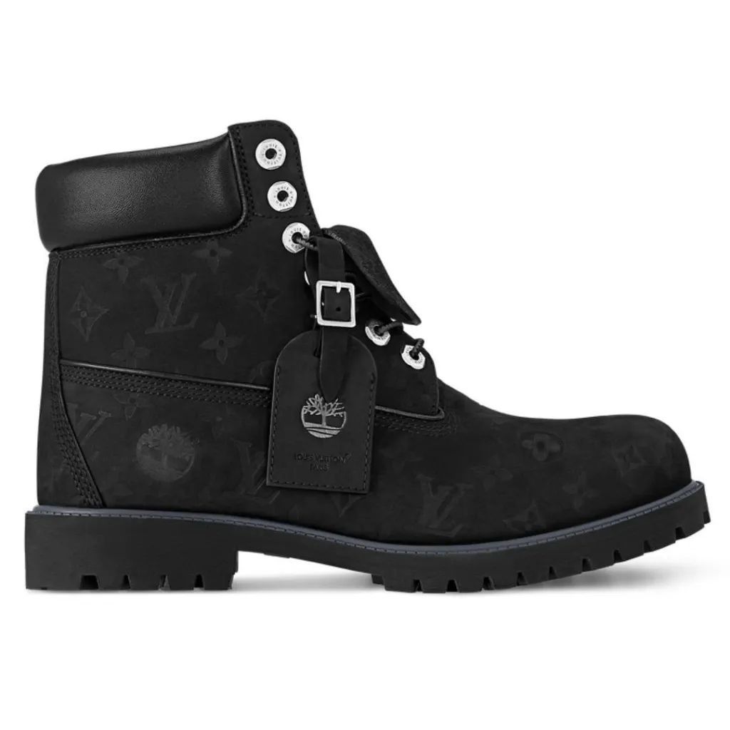 【セール中】ルイヴィトン×ティンバーランド　モノグラム アンクルブーツ 未使用 LOUIS VUITTON × TIMBERLAND Monogram Embossed 6inch