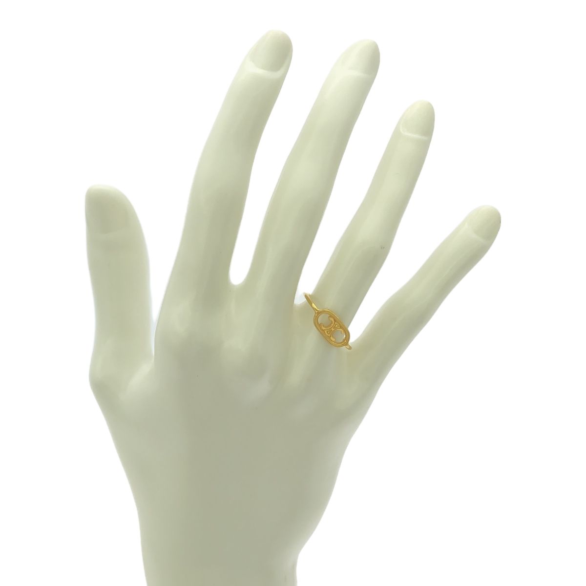 CELINE セリーヌ GP メッキ ゴールドカラー マカダム マイヨン