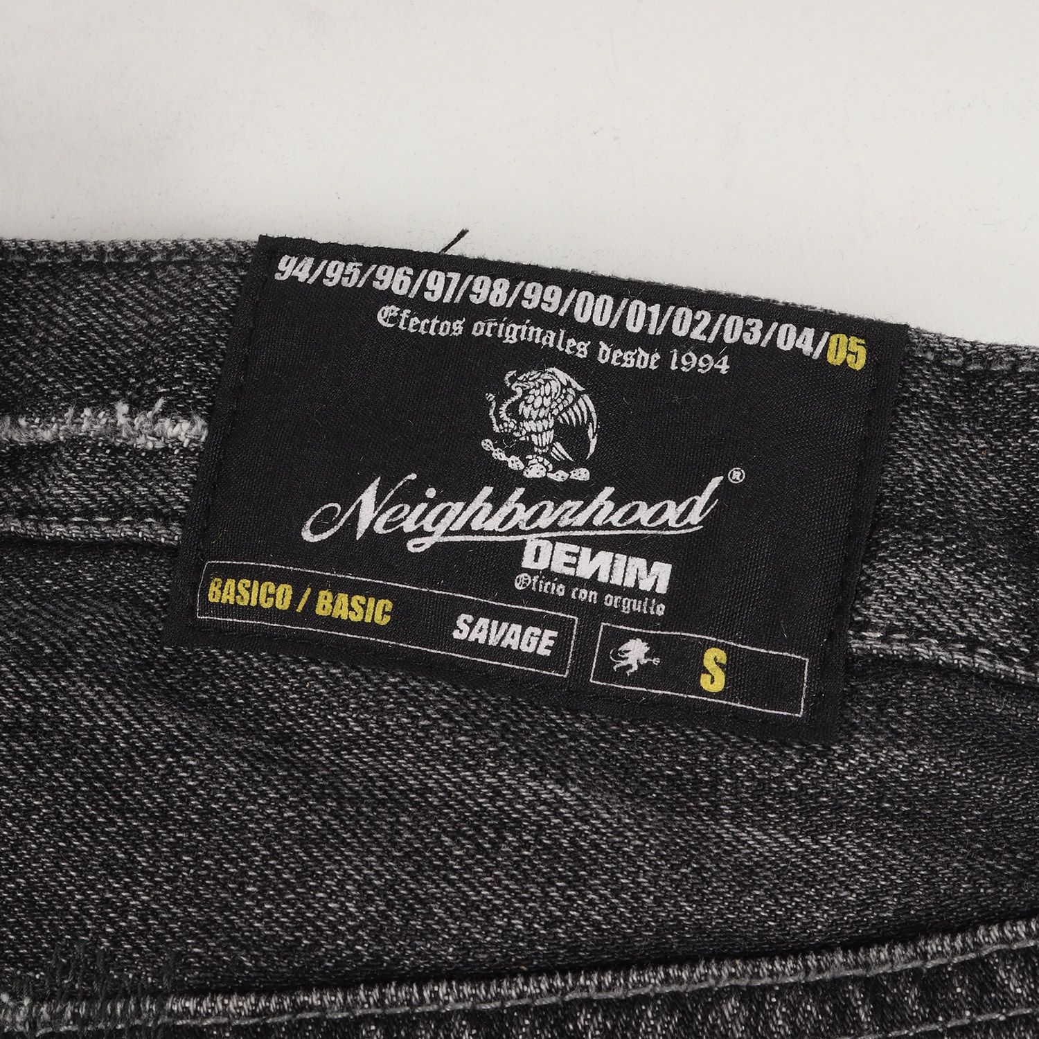 新品同様 NEIGHBORHOOD ネイバーフッド パンツ サイズ:S 05SS クラック サベージ ベーシック デニム パンツ CRACK  SAVAGE BASIC ブラック 黒 ボトムス ジーンズ ジーパン【メンズ】 - メルカリ