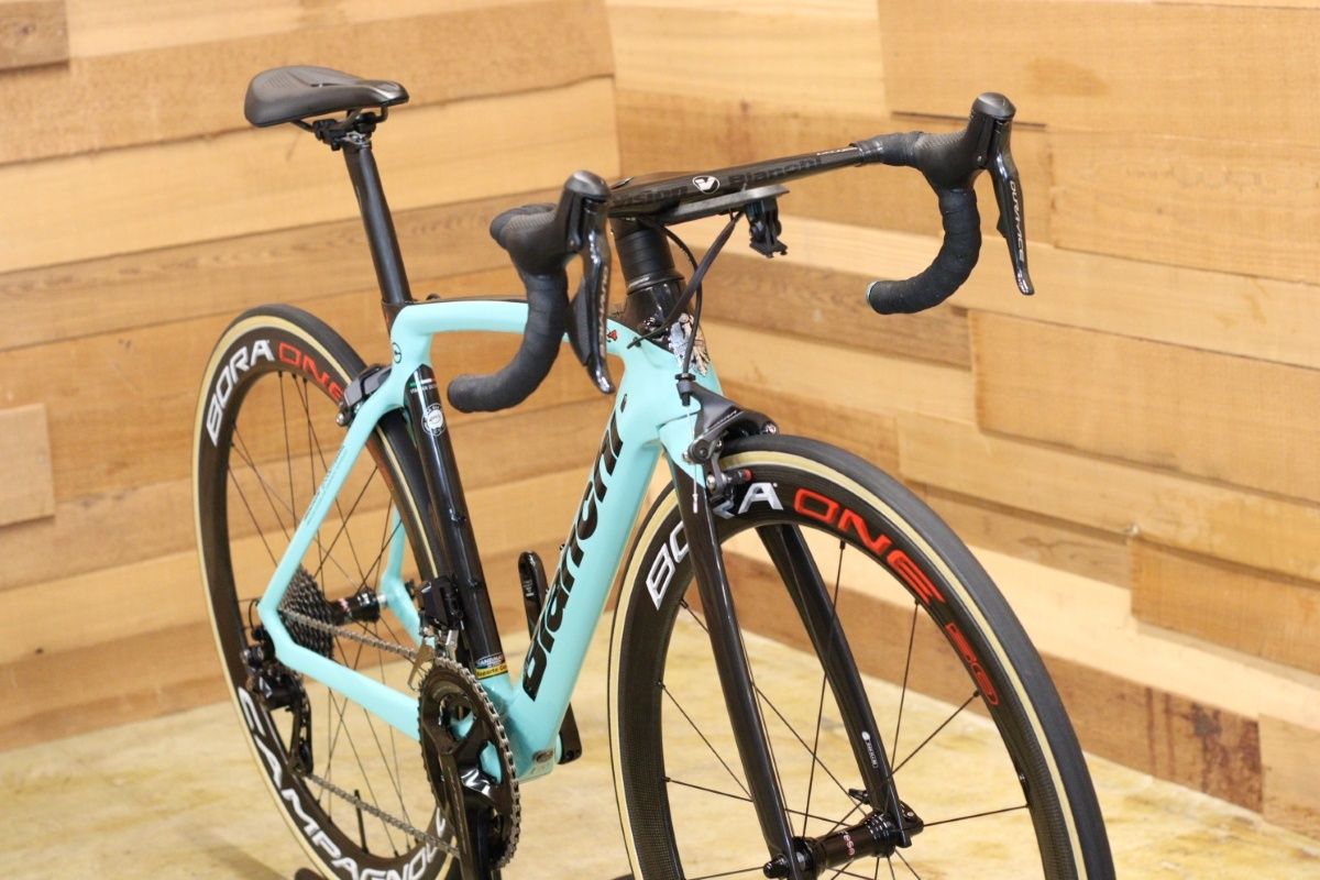 超美品 Bianchi oltre XR4 デュラエース di2 リム 50 町田店限定車