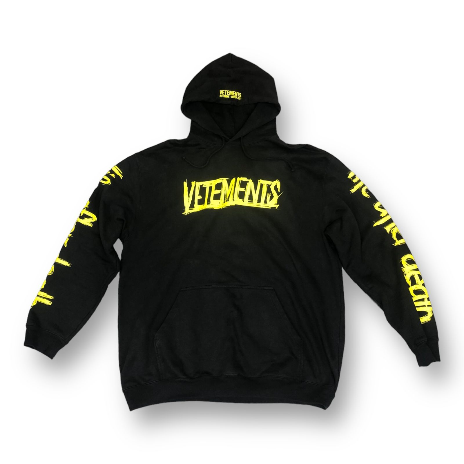 VETEMENTS 20AW World Tour Hoodie フーディー パーカー スウェット ヴェトモン ブラック XS UAH21TR632  67939A5