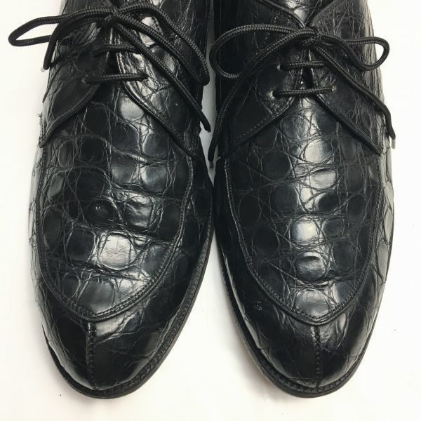 試着交換OK！1950s-60s?　幻の希少Vintage エドウィンクラップ　Edwin Clapp　型押しUチップ　シューズ〈黒/BLACK/ブラック〉size10　27.5-28.0　/men's 菅NO.WZB-180 試着交換OK！1950s-60s? 幻の希少Vintage エドウィンクラップ Edwin