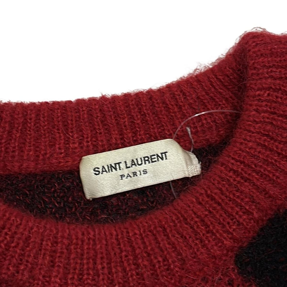 レッド×黒 クルーネック|ハート