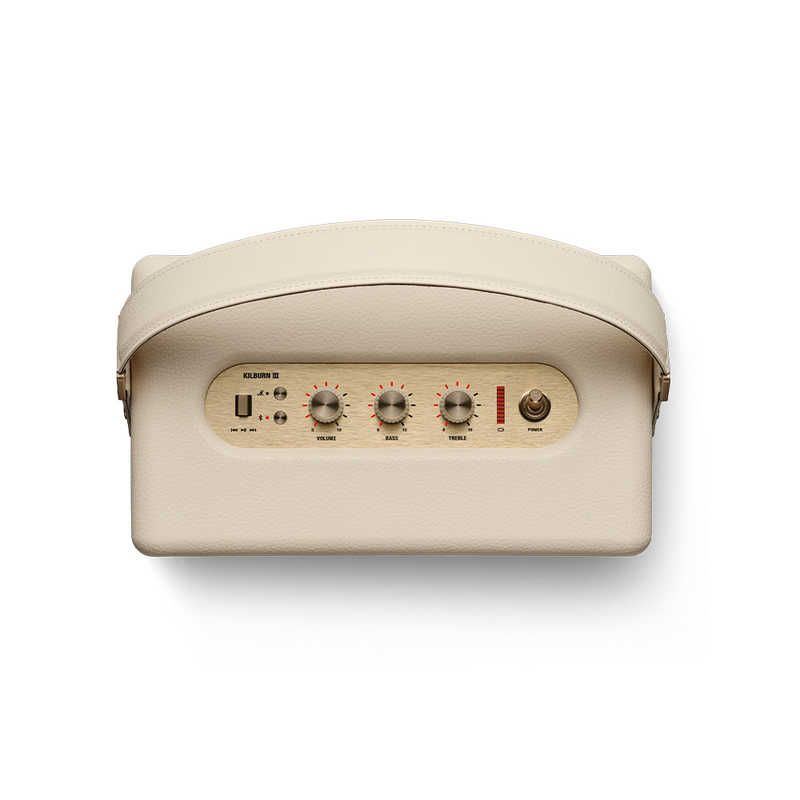 ブルートゥーススピーカー Kilburn III Cream 防水 Bluetooth対応 クリーム