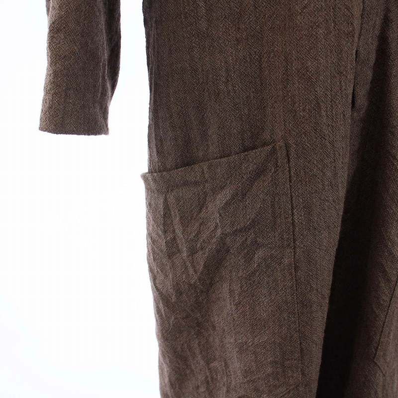 メゾンマルジェラ 1 Maison Margiela 1 22SS WOOL WORKWEAR JUMPSUIT ジャンプスーツ オールインワン 36  XS 茶 ブラウン S51FP0101 /KH ■GY33