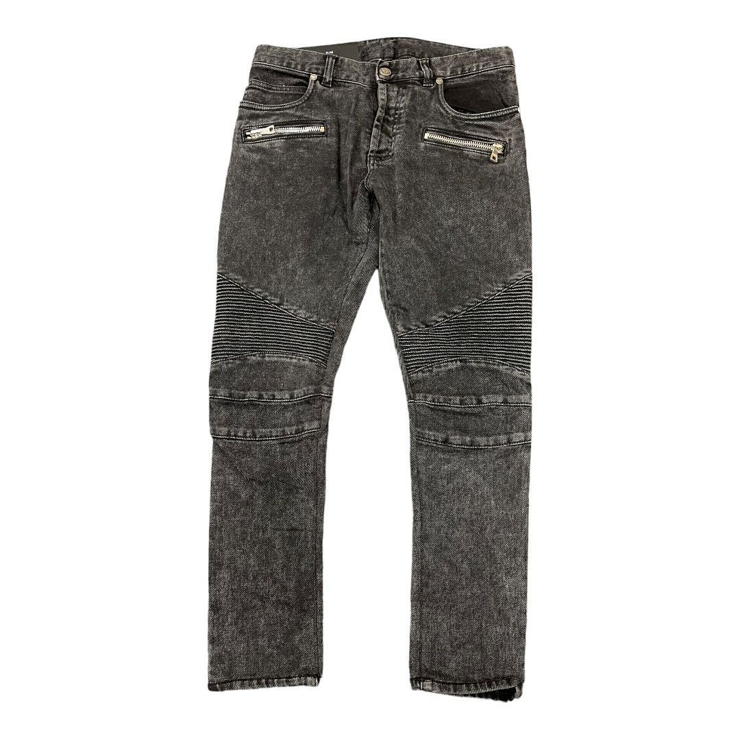 BALMAIN SLIM バイカー デニム パンツ バルマン 30 - メルカリ